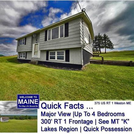 Rent this 3 bed house on US Hwy 1 in Danforth, ME