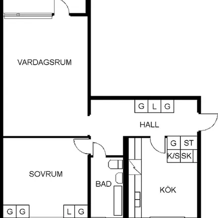 Image 2 - unnamed road, 382 41 Nybro, Sweden - Apartment for rent