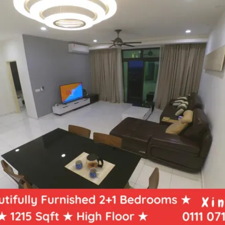 Rent this 3 bed apartment on Jalan Nyaman 11 in Overseas Union Garden, 58200 Kuala Lumpur