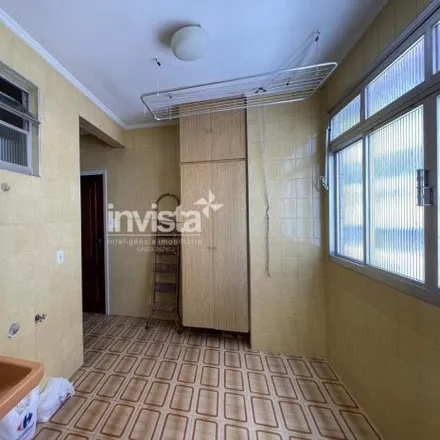 Rent this 2 bed apartment on Rua Evaristo da Veiga in Campo Grande, Santos - SP