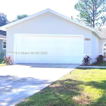 Buy this 3 bed house on 1252 Southwest Porter Road in Port Saint Lucie, FL 34953