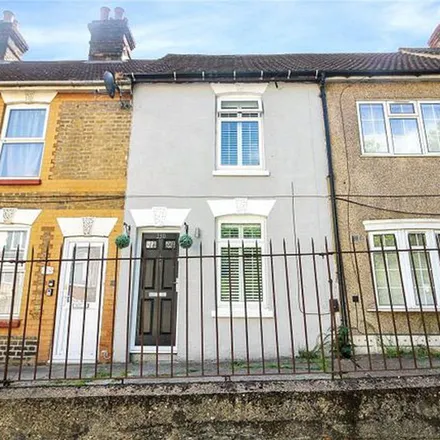 Rent this 2 bed townhouse on Upper Luton Road in Gillingham, ME5 7BN