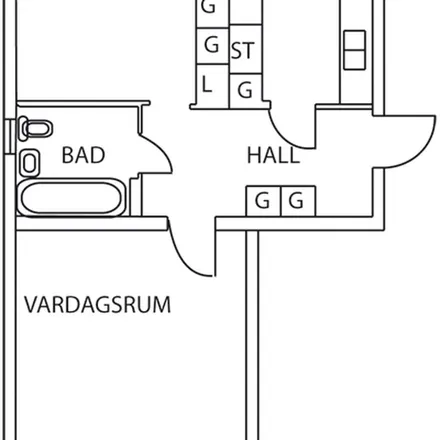 Rent this 2 bed apartment on Skansvägen 1 in 472 32 Svanesund, Sweden