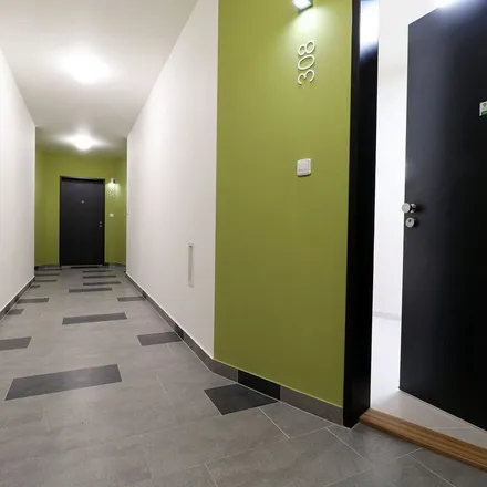 Rent this 1 bed apartment on Baarové 1292/1 in 152 00 Prague, Czechia
