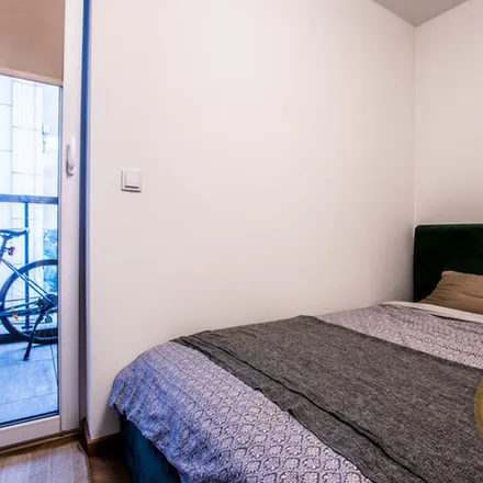 Rent this 3 bed apartment on Stanisława Przybyszewskiego 64D in 30-133 Krakow, Poland