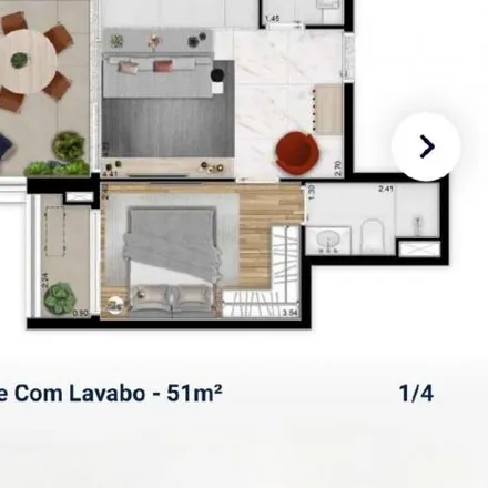 Rent this 1 bed apartment on Edifício Arky Cayowaá in Rua Cayowaá 186, Pompéia