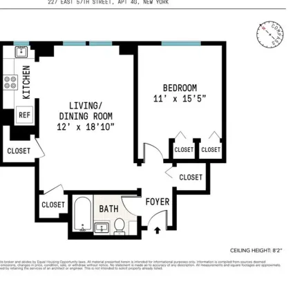 Image 3 - 227 East 57th Street, New York, NY 10022, USA - Apartment for rent