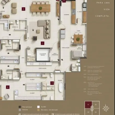 Buy this studio apartment on Bloco A - Edifício Ville de Saint Moritz in SQNW 107, Setor Noroeste
