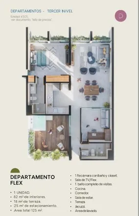 Buy this studio apartment on Calle 1-G in 97137 Mérida, YUC