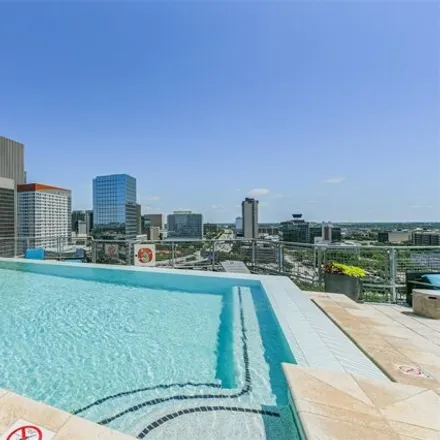 Buy this 1 bed condo on Christian's Tailgate Bar & Grill in 2000 Bagby Street, Houston