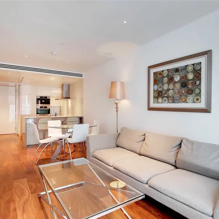 Rent this 1 bed apartment on Barbican Lake in Andrewes Highwalk, Barbican