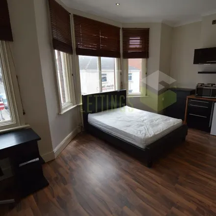 Rent this studio apartment on Grafton House in 7-13 Saxby Street, Leicester