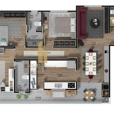 Buy this 2 bed apartment on Rua Antônio Rocha d'Andrade in Fazenda, Itajaí - SC