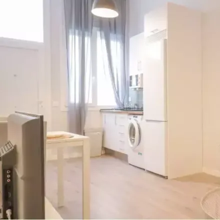 Rent this studio room on Paseo de Perales in 28011 Madrid, Spain