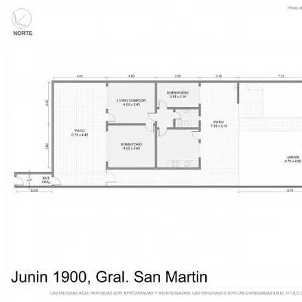 Buy this 2 bed house on 50 - Maipú 2699 in Partido de General San Martín, B1650 KGC Villa Maipú