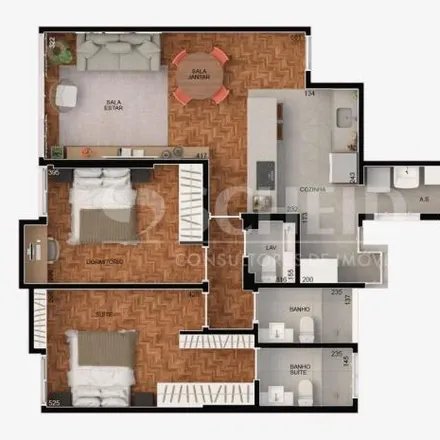 Buy this 2 bed apartment on Rua Homem de Melo in Vila Homero Thon, Santo André - SP