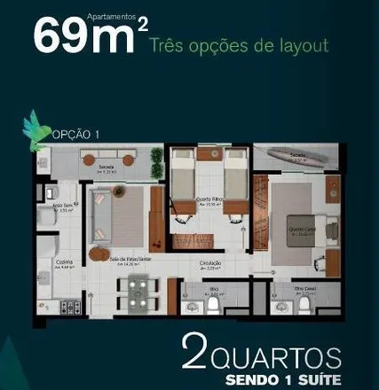 Buy this 2 bed apartment on Rua Maranhão in Val-de-Cães, Belém - PA