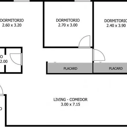 Buy this 3 bed apartment on Pedro Zonza Briano 115 in La Boca, C1158 ACH Buenos Aires