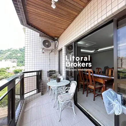 Buy this 3 bed apartment on Avenida Senador Pinheiro Machado in Campo Grande, Santos - SP