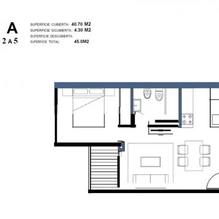 Buy this 1 bed apartment on 409 - Pío Díaz 714 in Partido de Tres de Febrero, B1676 CBA Sáenz Peña