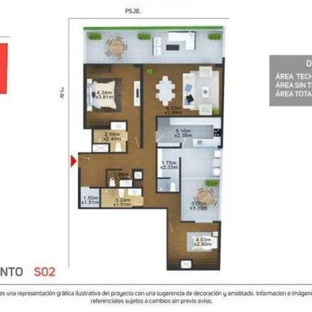 Buy this 2 bed apartment on Conde de La Vega 431 in Santiago de Surco, Lima Metropolitan Area 51132