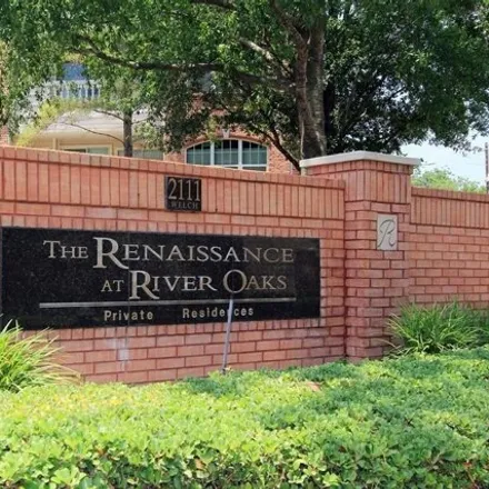 Rent this 2 bed condo on First Cumberland Presbyterian Church in Avalon Place, Houston
