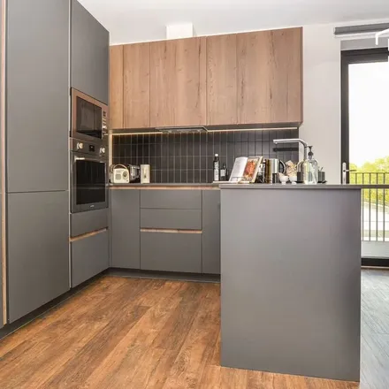 Rent this 3 bed apartment on Tillermans in Berkeley Avenue, London