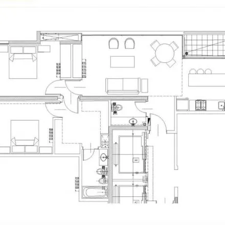 Rent this 2 bed apartment on Avenida Santa Fe 3744 in Palermo, C1425 BGZ Buenos Aires