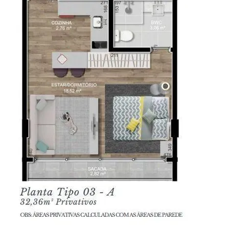 Buy this studio apartment on Alameda Princesa Izabel 1240 in Bigorrilho, Curitiba - PR