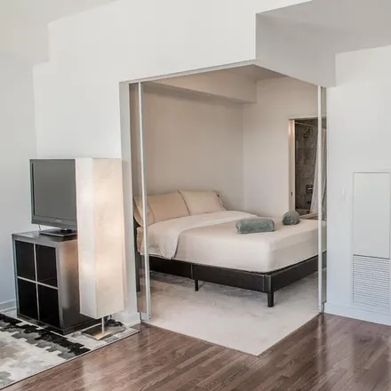 Rent this 1 bed condo on Toronto in ON M5J 0B1, Canada