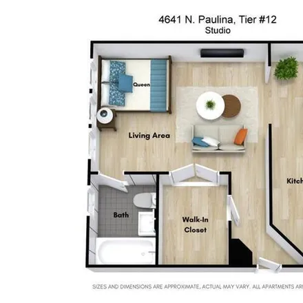 Rent this studio apartment on 4641 N Paulina St