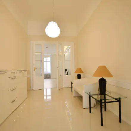 Rent this 3 bed apartment on Károlyi-palota in 1088 Budapest, Pollack Mihály tér 10.