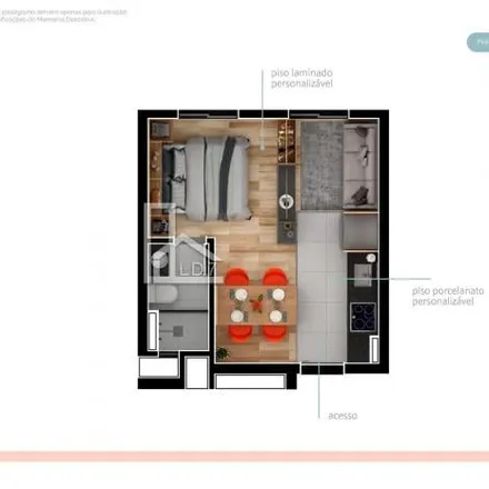 Buy this 1 bed apartment on Hope City Habitat in Rua Edmundo Alberto Mercer 425, Tingui