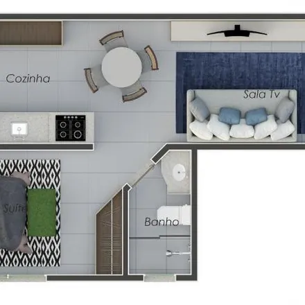 Buy this 1 bed apartment on Rua Nordau Gonçalves de Melo in Segismundo Pereira, Uberlândia - MG