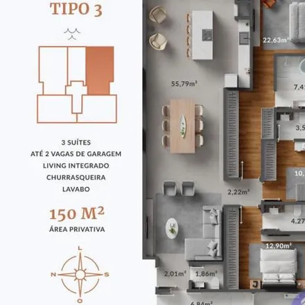 Buy this 3 bed apartment on Garden Residence in Avenida Prefeito Cirino Adolfo Cabral 935, Centro