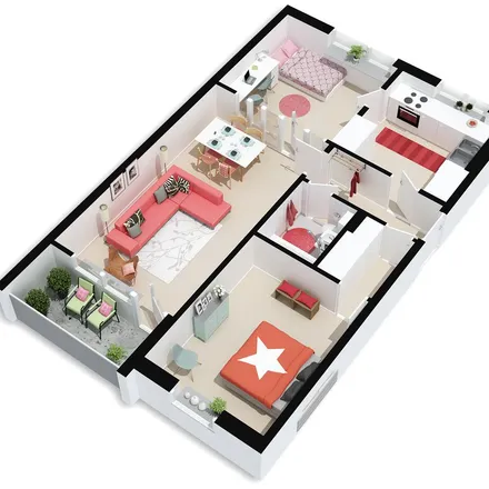Rent this 3 bed apartment on Sveavägen 12 in 331 50 Värnamo, Sweden