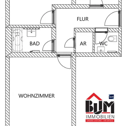 Rent this 2 bed apartment on Flughafenringstraße- in 90411 Nuremberg, Germany