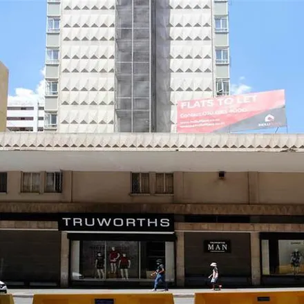 Rent this 1 bed apartment on Seattle Coffee Company in Shop Kerk Street, Johannesburg Ward 124