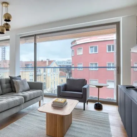 Rent this 3 bed apartment on Rua Pinheiro Chagas 22 in 1050-180 Lisbon, Portugal