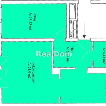 Rent this 2 bed apartment on Kuźnicy Kołłątajowskiej 12A in 31-234 Krakow, Poland