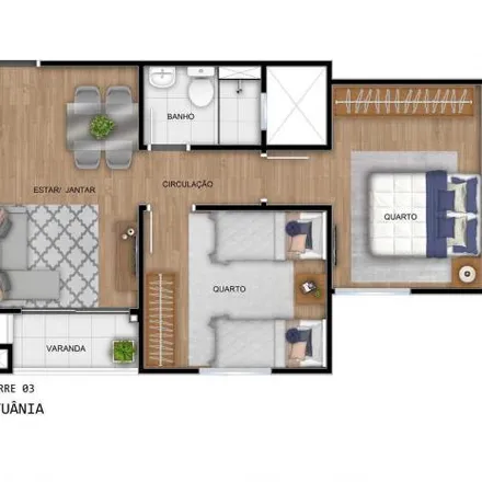 Buy this 2 bed apartment on Rua Inaldo Guimarães in Pacaembu, Londrina - PR
