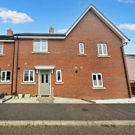 Buy this 2 bed townhouse on Buzzard Rise in Stowmarket, IP14 5JF