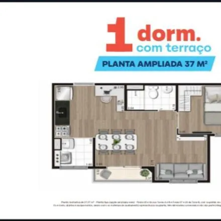 Buy this 2 bed apartment on Rua Antônio Le Voci in São Paulo - SP, 04810-050