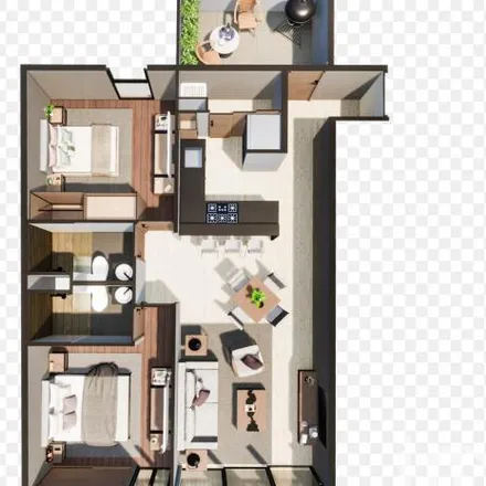 Buy this 2 bed apartment on Calle Coahuila 1499 in San Miguel de Mezquitán, 44260 Guadalajara
