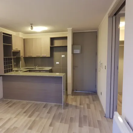 Rent this 1 bed apartment on Sergio Vieira de Mello in 824 0494 Provincia de Santiago, Chile