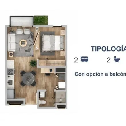 Buy this 1 bed apartment on Calle Golfo de San Lorenzo in Miguel Hidalgo, 11410 Mexico City