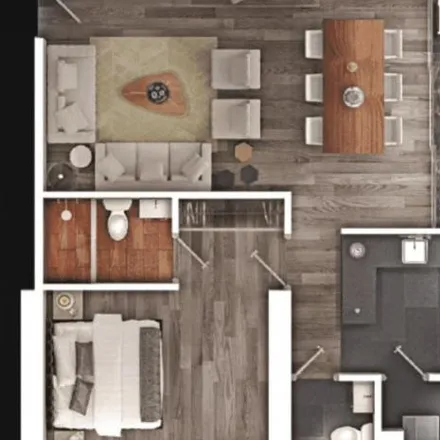 Rent this 1 bed apartment on Carretera México-Toluca in Colonia Roble viejo, 05320 Santa Fe