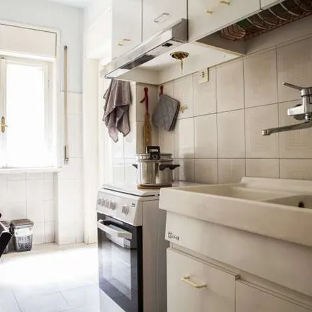 Rent this 2 bed apartment on Hostaria Romana Enrico in Via dei Cluniacensi 48, 00159 Rome RM
