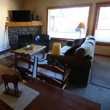 Rent this 3 bed condo on Canmore in AB T1W 1P4, Canada