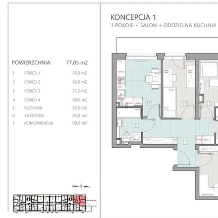 Buy this 4 bed apartment on Maślicka 104 in 54-107 Wrocław, Poland